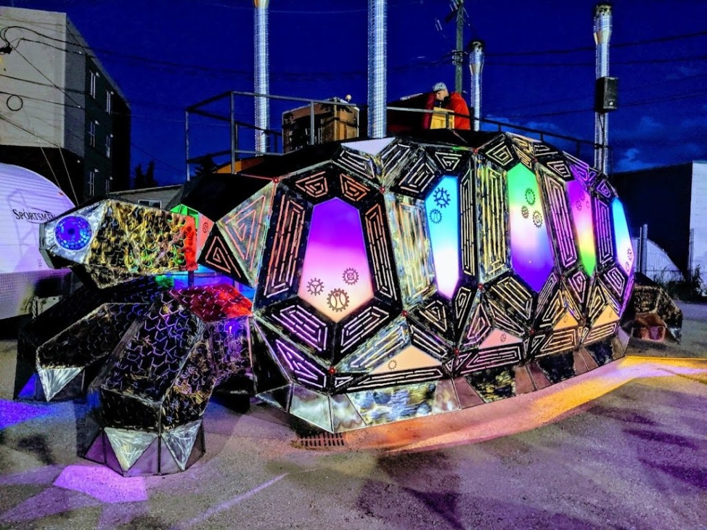 Turtle metal fabrication at Fuse33.