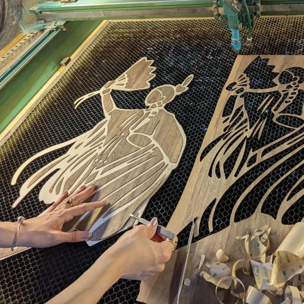 Kristi mural art made at fuse33