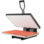 heat press with red inside